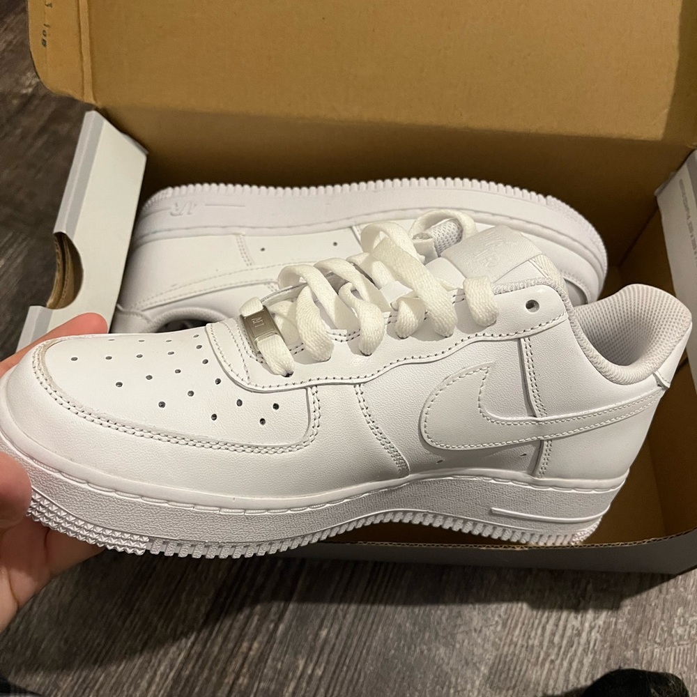 Nike All-White Athletic Shoes